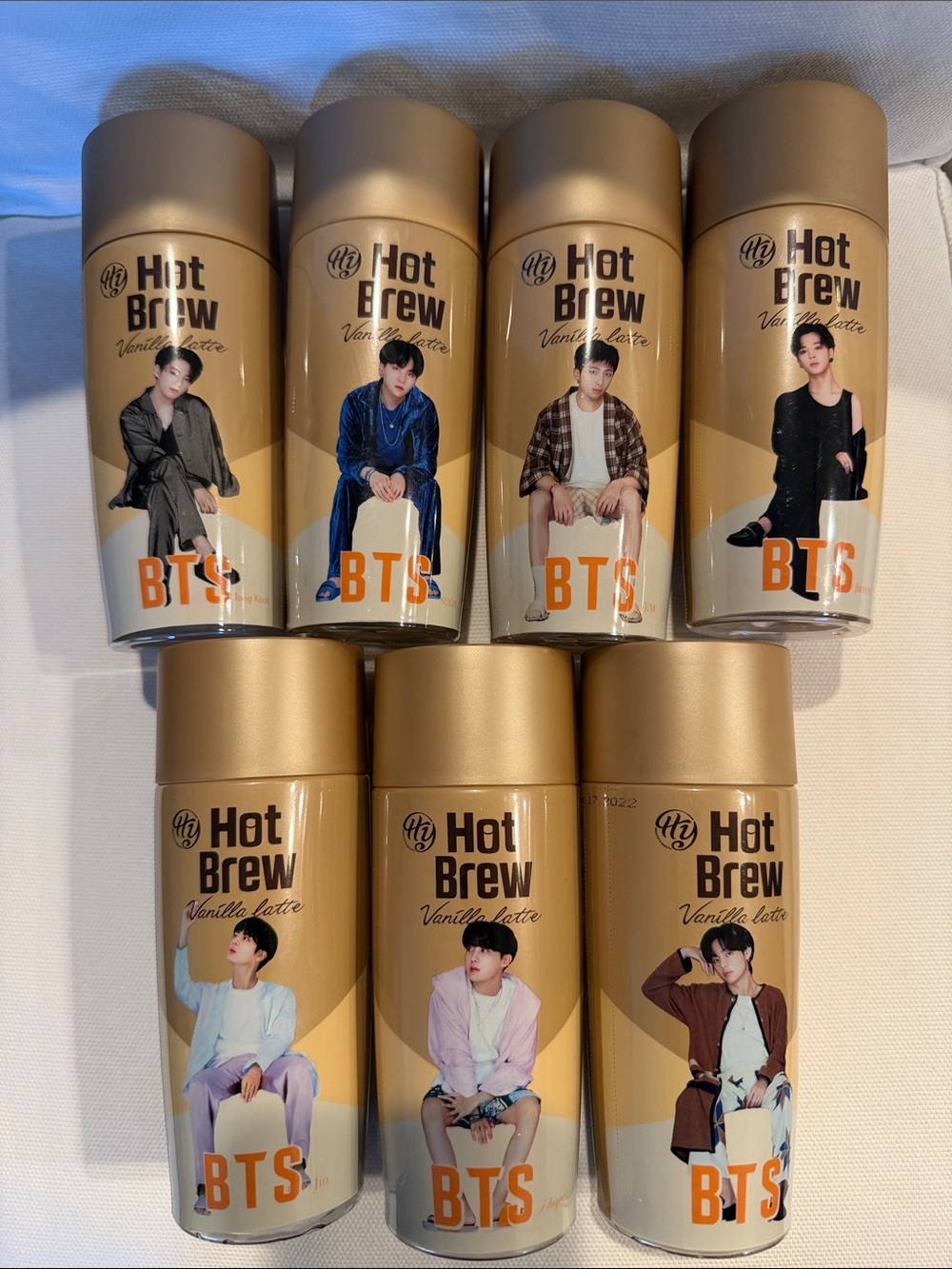 BTS Hot Brew Vanilla Latte EMPTY BOTTLES